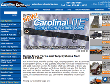Tablet Screenshot of carolinatarps.com